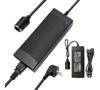muhogxio Spannungswandler 230v auf 12v, Netzteil 12V 10A 120W Netzteil Adapter mit Zigarettenanzünder Buchse, für Kühlbox, Autostaubsauger, Kompressor,Reifenfüller (Split Type)