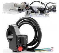 Multi 7/8''Lenkerschalter Universal Blinkerschalter für Motorrad Quad ATV 12V
