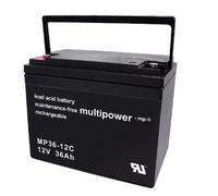 Batterien 2 x 12V 36Ah Blei AGM Akku für Elektrorollstuhl Sunpex WP4012