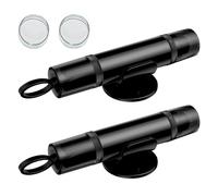 mumisuto 2PCS Gurtschneider Notfallhammer, Auto-Sicherheitshammer Fensterbrecher, Safe Hammer Auto für Autoscheibe, Einfache Bedienung, Kompakt und Praktisch (Schwarz)