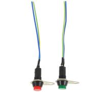 MUSISALY 2 Stück Motorrad Kombischalter Spotlight Scheinwerferfunktion Langlebiger Lenker schalter mit Kontrollleuchte Sicherheitsmechanismus Passend für Elektro Motorräder