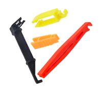 MUSISALY 4 Stück Kfz Sicherungszange Kunststoff Auto Sicherung Ziehen Flachsicherungen Auto Relais Ziehwerkzeug Vielseitiger Kfz Sicherungs Adapterhalter für Motorrad Lkw Suv Reparatur