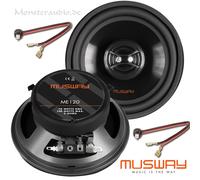 MUSWAY 12cm Lautsprecher Auto Boxen Set 140 Watt für Mercedes W124 vorne Front