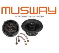 Musway 12cm Lautsprecher paar Mercedes W124 E-Klasse vorne Armaturenbrett