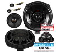 Musway 3-Wege System Subwoofer + Lautsprecher für BMW E-F-Modelle 1er 3er 5er X5