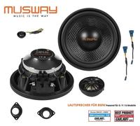 MUSWAY CSB4.2C 10 cm 2-Wege Lautsprecher kompatibel mit BMW X4 F26