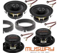 MUSWAY CSM120X 12cm Auto Lautsprecher Set 150Watt für Mercedes W124 vorne hinten