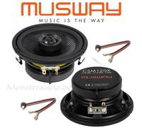MUSWAY CSM120X 12cm Lautsprecher Auto Boxen 150W für Mercedes W124 vorne Front