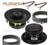 MUSWAY CSM120X 12cm Lautsprecher Auto Boxen Set 150Watt für Mercedes W124 hinten