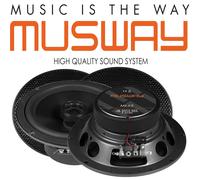 MUSWAY ME62 1 Paar LAUTSPRECHER 16,5cm / 165mm 160W