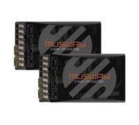 Musway 2-Wege Frequenzweiche MG2X, 250 Watt, 5-fach Hochtonpegelanpassung, Paar