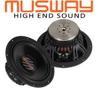 Musway MG6.2W 16,5cm Kicker Tieftöner Bass Lautsprecher 165mm Kickbass Boxen