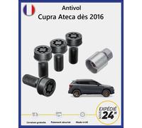 Muttern Diebstahschutzsystem für Räder Schwarz Cupra Ateca Ab 2016 (2 Hülse )