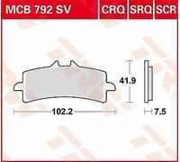 1 TRW Bremsbeläge Bremsklötze VORNE MCB792SCR