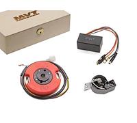 MVT Innenrotor Power 12V Zündung Lichtmaschine mit Licht - Passend für Hercules Prima 2 3 4 5 Sachs 504 505, Kreidler Flory Florett, Puch Maxi, Zündapp C CS GTS KS ZD ZE ZL ZS ZX - Mofa Moped Mokick