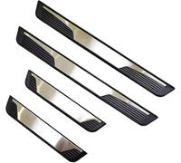 MXYUANHANG 4 Stück Auto Edelstahl Einstiegsleisten für VW T-Cross ab Bj.2024, Schwellerleisten Auto Zubehör Edelstahl Material tür Schwellerleisten