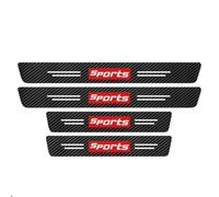 MXYUANHANG 4 Stück Auto Einstiegsleisten Schutz für Mazda CX-30 2019-2025, Kohlefaser Auto Türeinstiegsschutz Aufkleber, Einstiegsleistenschutz