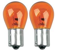 myshopx 4 Stück Blinkleuchten Blinkerbirnen Glühbirnen Orange 24V 21W BAU15s versetzte Pins (19)