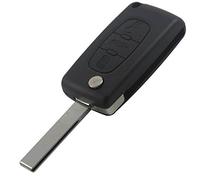 myshopx Gehäuse Schlüsselgehäuse Funkschlüssel Auto Schlüssel Klappschlüssel Peugeot PG12 Fernbedienung