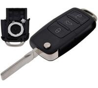 myshopx Klappschlüssel Fernbedienung Gehäuse Funkschlüssel Auto Schlüssel Schlüsselgehäuse VW06R