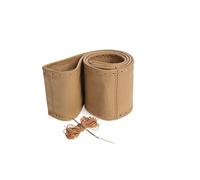 myshopx Lenkradschoner Lenkradbezug BEIGE Lenkradhülle Echt Leder Ø 37-39cm/ 10,5cm