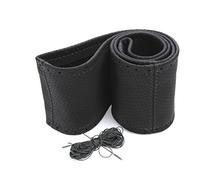 myshopx Lenkradschoner Lenkradhülle Lenkradbezug Echt Leder Farbe GRAU PERFORIERT (gelocht) Ø 39-41/10,5 cm