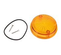 MZA-Flügel Blinkerkappe hinten, rund, orange inkl. Gummidichtring + Schrauben - Simson S50, S51, S70, SR50, SR80 - MZ ETZ, TS