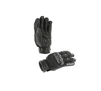 MZA Motorradhandschuhe, schwarz, Größe: L, Motiv: SIMSON