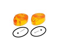 Set: Kappen orange, für Blinker - Simson KR51/1 Schwalbe, KR51/2 Schwalbe, SR4-2