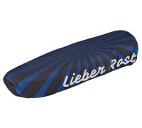 Sitzbankschoner Motiv - Lieber Rost statt Plaste blau-schwarz Simson S51,S70 ua