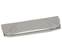 MZA Vertrieb Sitzbezug für Simson KR51/1, SR4-2 – hellgrau, glatt, kurze Sitzbank, ohne Beschriftung