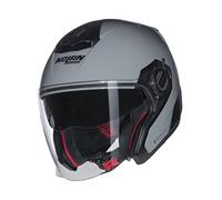 N40-5 N-Com Classico 303 Motorradhelm (Grau), XL (61)