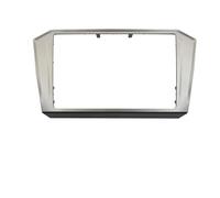 NaBeli Passat B8 MIB 3 Radiorahmen 8 Zoll 9,2 Zoll CD-Panel ABS-Steuergerät Piano Black Bildschirmblende kompatibel mit VW Passat B8 nach 2018 Jahren (Color : 8 Inch Silvery)