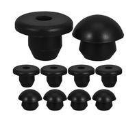 NAMOARLY 10 Stück Gummi Hydraulik Einfüllstopfen für Hydraulischen Horizontalwagenheber Schwarz Leicht zu Demontieren Praktisch für Ölverschluss und Dichtung