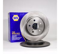 NAPA BREMSSCHEIBEN + BREMSBELÄGE TOYOTA AVENSIS HINTEN Ø290