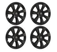 Naroote Radnabenkappe, Radnaben-Komplettfelgenabdeckung, Kratzfeste, Solide Konstruktion für Modell Y für 19-Zoll-Räder (Flacher Stil)