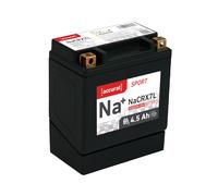 Accurat Sport N NaCRX7L 12V Natrium Motorradbatterie 4,5Ah 110CCA - YTX7L-BS / DIN 50614