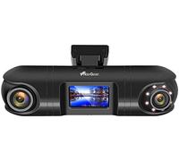 NavGear Dashcam vorne und hinten: QHD-Dual-Dashcam mit 2 Kameras, G-Sensor, IR-Nachtsicht und GPS (Daschcams, Dashcam 360, Überwachungskamera Auto)