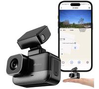 NavGear Mini-2K-Dashcam mit G-Sensor, GPS, Parkwächter, Nachtsicht, WLAN, App