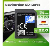 Navi SD-Karte für Mercedes A 218 ✅ V 22 .0 MAP Garmin Pilot ✅ 2026 EUROPA ✅
