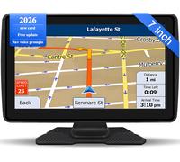 Navigationsgerät 7 Zoll HD-Display mit Europa-Karten & Sprachsteuerung PKW/LKW