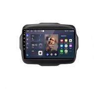 Navigationsgerät für Jeep Renegade 2016-2020 Radarwarner, Fahrspurassistent, Bluetooth, Poi-Datenbank & Freisprecheinrichtung Autoradio Navi, 8 Kern 4G＋64G