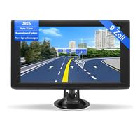 Navigationsgeräte für Auto,9 Zoll,LKW navigationsgeräte-GPS mit Echtzeit-Verkehrsinformationen,mit HD-Display und Sprachsteuerung,europäische Karten,geeignet für PKWs,Wohnmobile und LKWs (9 Zoll)