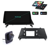 【Navigationsset】 Android Autoradio Mit GPS Navi 10 Zoll Bildschirm Touch Display Bluetooth +HD Nachtsicht Auto Rückfahrkamera, Ersatz für BMW X1 X3 X5 X6 E70 E71 E72 E84 E53 E39 E46 E60 E90 E88 E91