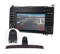 【Navigationsset】 Auto Android/Carplay Autoradio GPS Navi Navigation 7 Zoll Bildschirm Touch Display Bluetooth+HD Nachtsicht Auto Rückfahrkamera, Ersatz für Mercedes Benz Viano Vito W639 V6 2003-2014