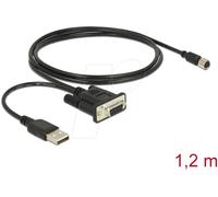 NAVILOCK 62875 - Anschlusskabel, M8 Buchse wasserdicht > DB9 Buchse NAVILOCK