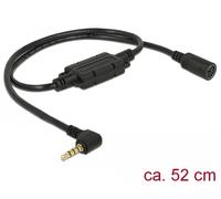 Navilock Anschlusskabel MD6 Buchse Seriell > 3,5 mm 4 Pin Klinkenstecker 90° LVTTL (3.3 V) 52 cm
