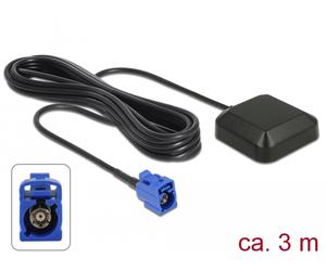 Navilock NL-69AT GNSS GALILEO GPS FAKRA C Buchse aktive Antenne RG 174/U 3 m outdoor
