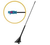 NAVITEC Autoantenne für VW Polo TYP 6R Fakra Anschluss Sockel Stabantenne Dach