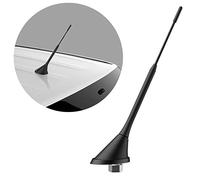 Navitec24 KFZ DACHANTENNE 23cm Antennenstab Auto FM + 12V AntennenVerstärker Ersatz für Antennensockel Stabantenne Antennenfuss Sockel RAKU2 Anschluss